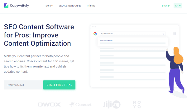 Обзор Copywritely