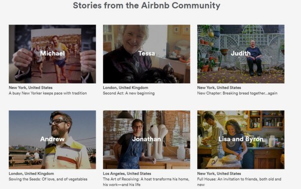 Airbnb истории